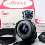 LEICA ライカ SuperAngulon スーパーアンギュロン 21mmF3.4 黒 元箱 + 専用フード + 21mmファインダー（元箱）