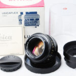LEICA ライカ Summilux-R ズミルックス 50mmF1.4 2カム + 元箱 + 純正フード + バブルケース
