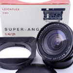 LEICA ライカ SUPER ANGULON スーパーアンギュロン R 21mmF4 2カム + 元箱 + 純正フード