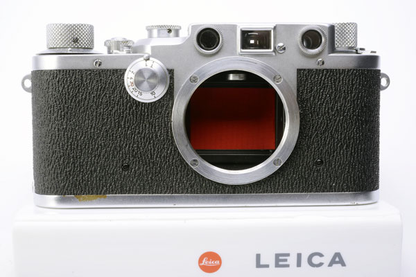 LEICA ライカ Ⅲc 3c シャークスキン 1950年 戦後 赤幕（LeicaShopくら 