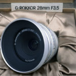 MINOLTA ミノルタ G-ROKKOR ロッコール 28mm F3.5 Lマウント + 元箱一式