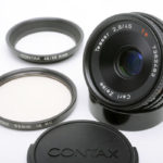 CONTAX コンタックス Carl Zeiss カールツァイス Tessar テッサー T* 45mm F2.8 MMJ for Y/C + 純正フード＋Protect Filter