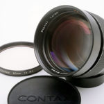 CONTAX コンタックス Carl Zeiss Planar 85mm F1.4 AEG T* for Y/C + MC Protect Filter（中村光学OH済）