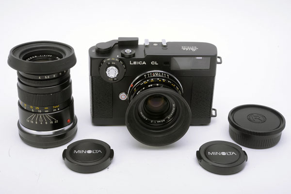 ライツミノルタCL 90mmf4 のカメラです。