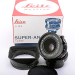 LEICA ライカ SuperAngulon スーパーアンギュロン 21mmF3.4 黒 元箱 + 専用フード