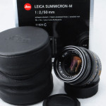 LEICA ライカ Summicronズミクロン 50mmF2 第4世代 6bit +元箱ポーチ