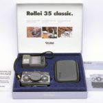 Rollei 35 Classic ローライ 35 クラシック Sonnar 40mmF2.8 2.8/40 HFT  Titan チタン+ストラップ+ポーチ+取説+元箱