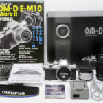 OLYMPUS オリンパス OM-D E-M10 MarkII ダブルズームキット シルバー 元箱、付属品一式