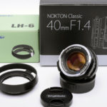 Voigtlander フォクトレンダー NOKTON ノクトン classic SC 40mm F1.4 VM + 純正フード LH-6 + 各元箱一式